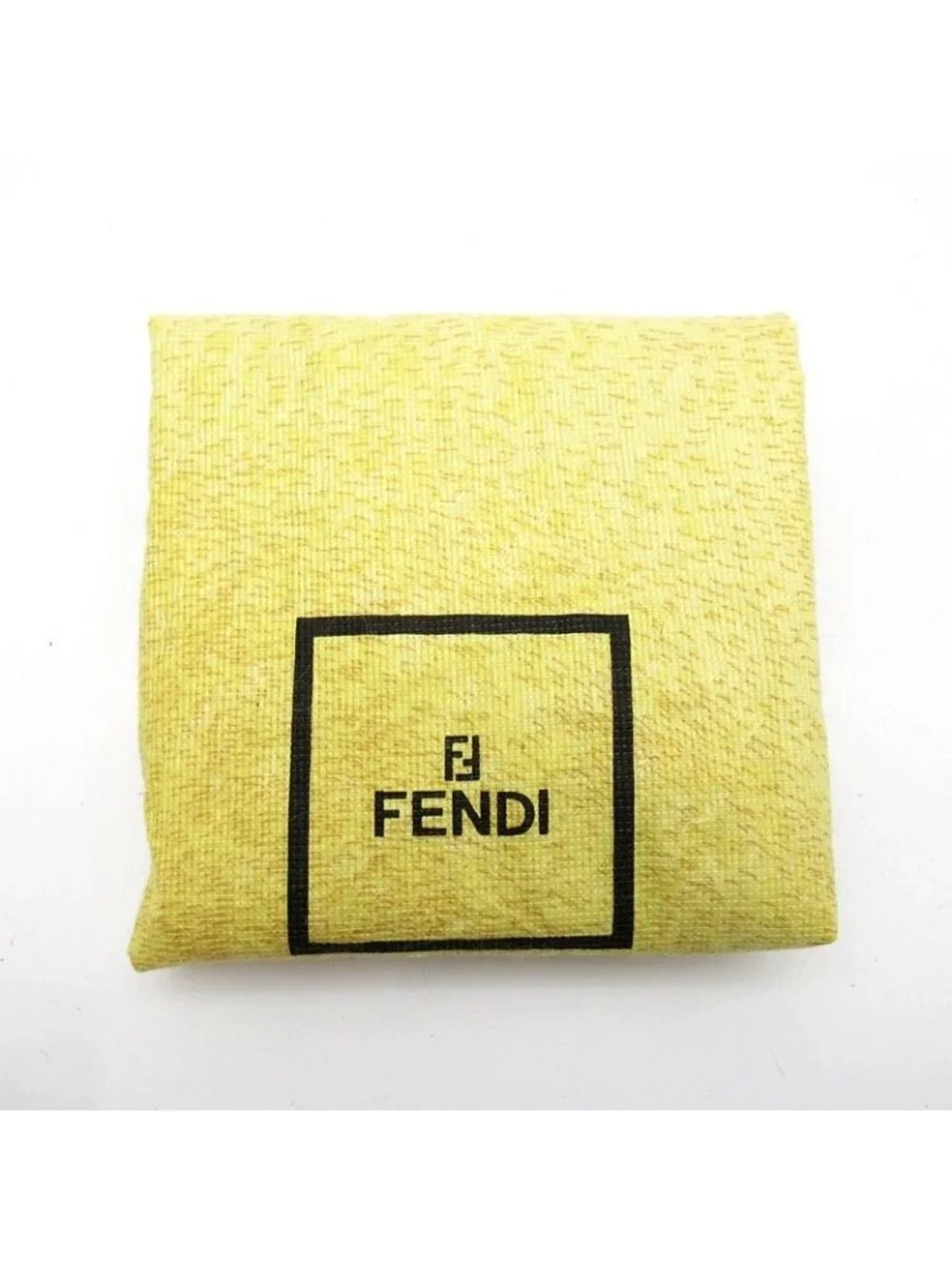 Fendi Zucca Mamma Bucket Canvas Leather Handbag Brown